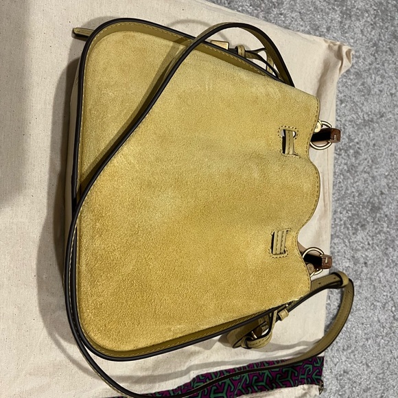 Tory Burch Miller Suede Cinch Bag - Picture 4 of 6